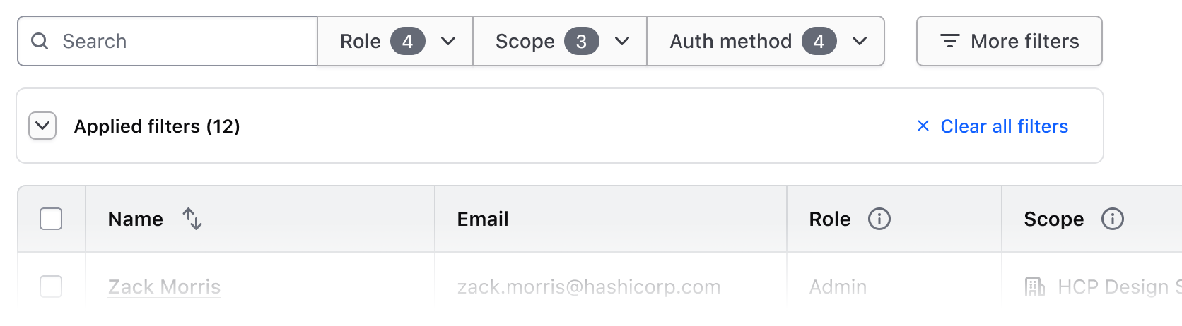 Trigger the overflow of filter parameters with a Button